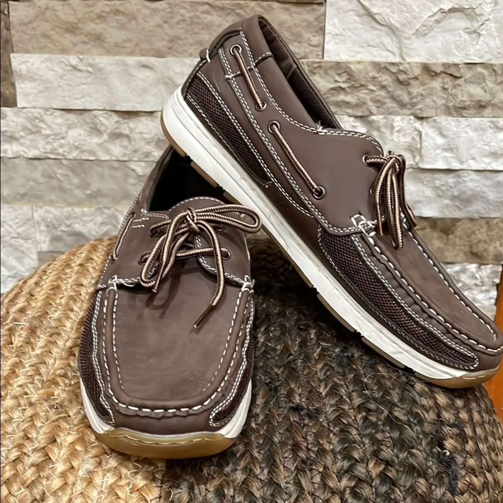 XR XRAY Men’s Brown Boat Shoes Sz 8 1/2